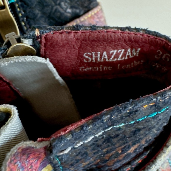 Spring Step L’ Artiste Shazam Multicolored Booties Size 36 US 5.5-6 - Picture 6 of 11